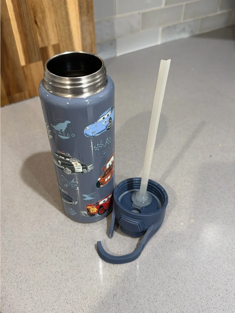 Pottery Barn Disney Pixar Cars Kids Stainless Water Bottle 22oz
